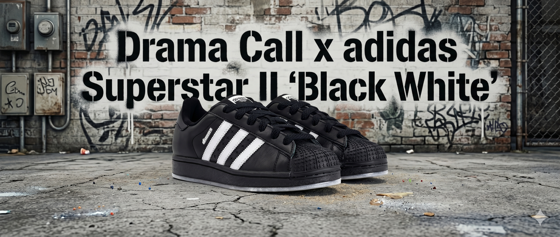 Drama Call x adidas Superstar II 'Black White' Release Date, Price & Where to Buy