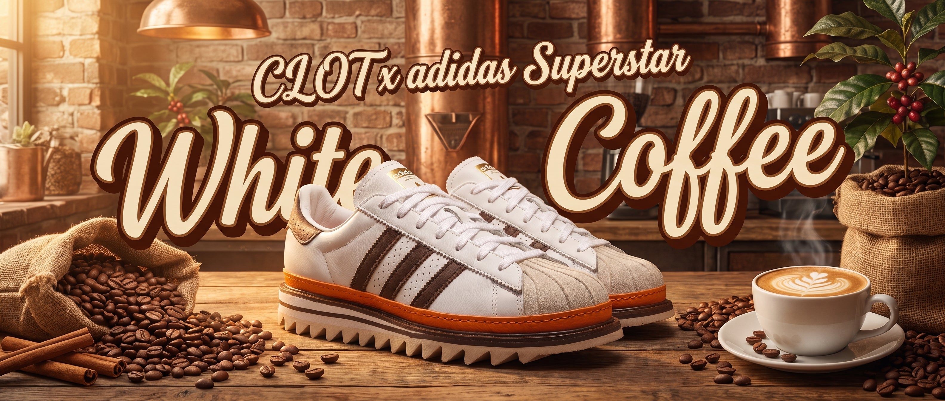 CLOT x adidas Superstar White Coffee KK1388 2026 | Side Kicks