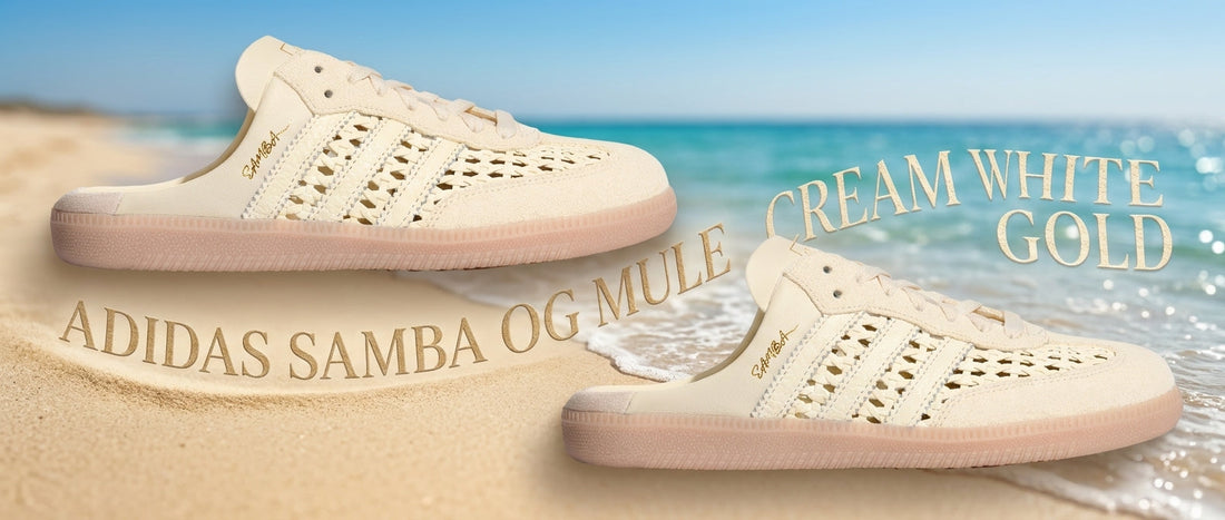 adidas Samba OG Mule 'Cream White Gold' Release Date, Price & Where to Buy