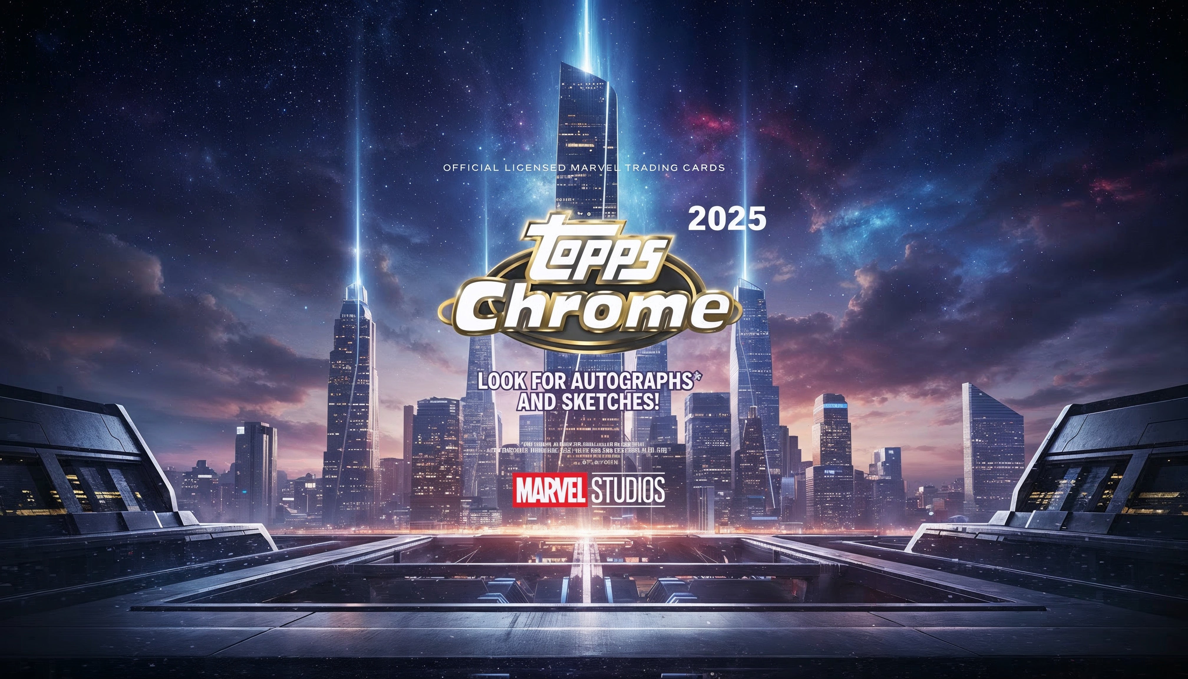 Topps Marvel Studios Chrome Hobby Box | Checklist and Details