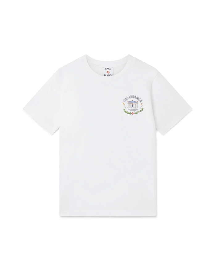 Casablanca Le Temple Du Sport T-Shirt White