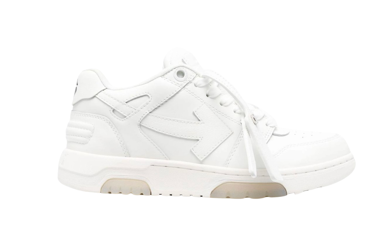 OFF-WHITE Out Of Office "OOO" Low Tops White