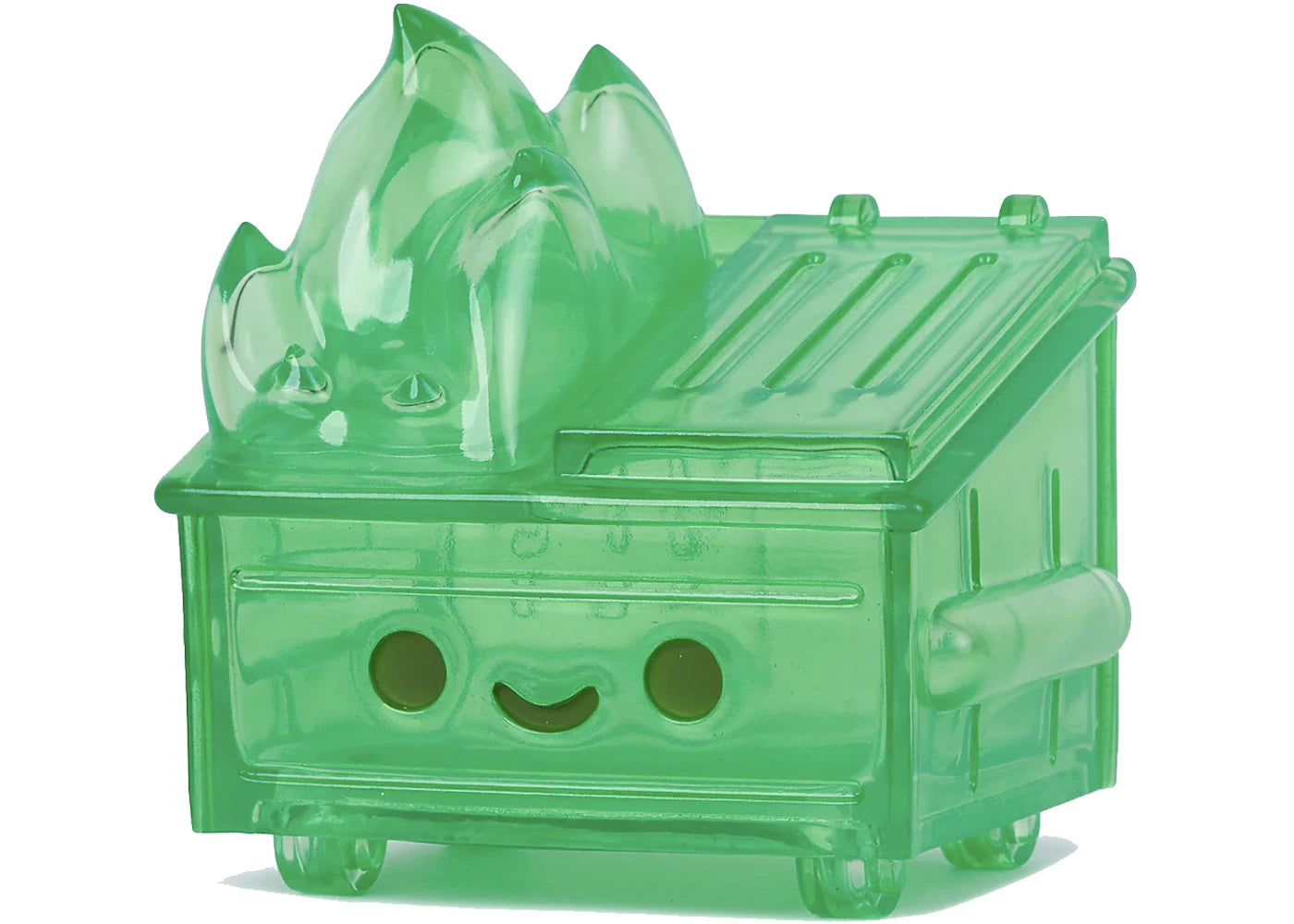 100% Soft Dumpster Fire Slime Green Hot Topic Exclusive Vinyl Figure