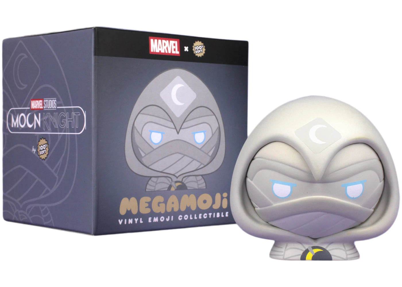 100% Soft Marvel Studios Moon Knight Megamoji Figure
