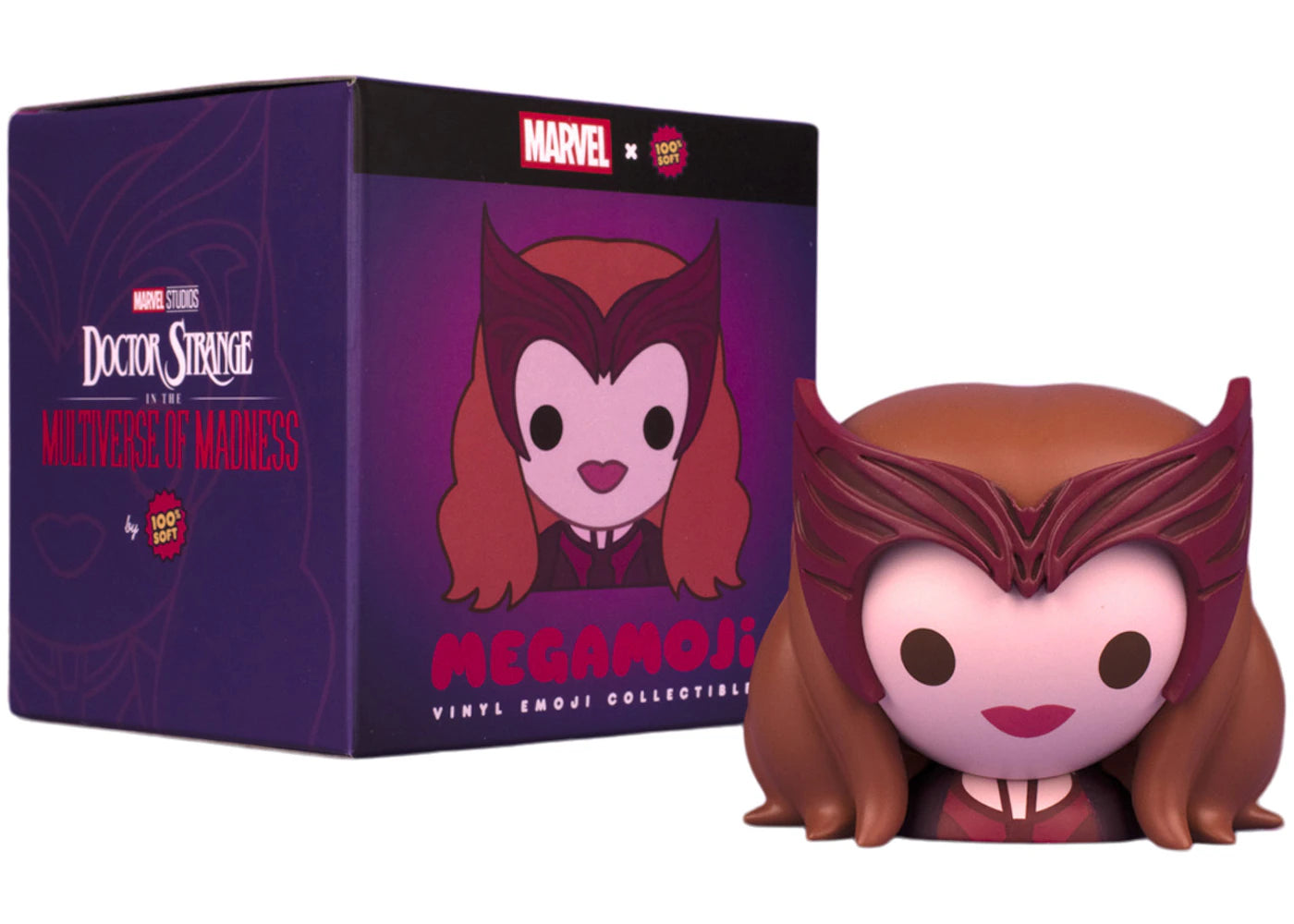 100% Soft Soft Marvel Studios Doctor Strange in the Multiverse of Madness Scarlet Witch Megamoji Figure
