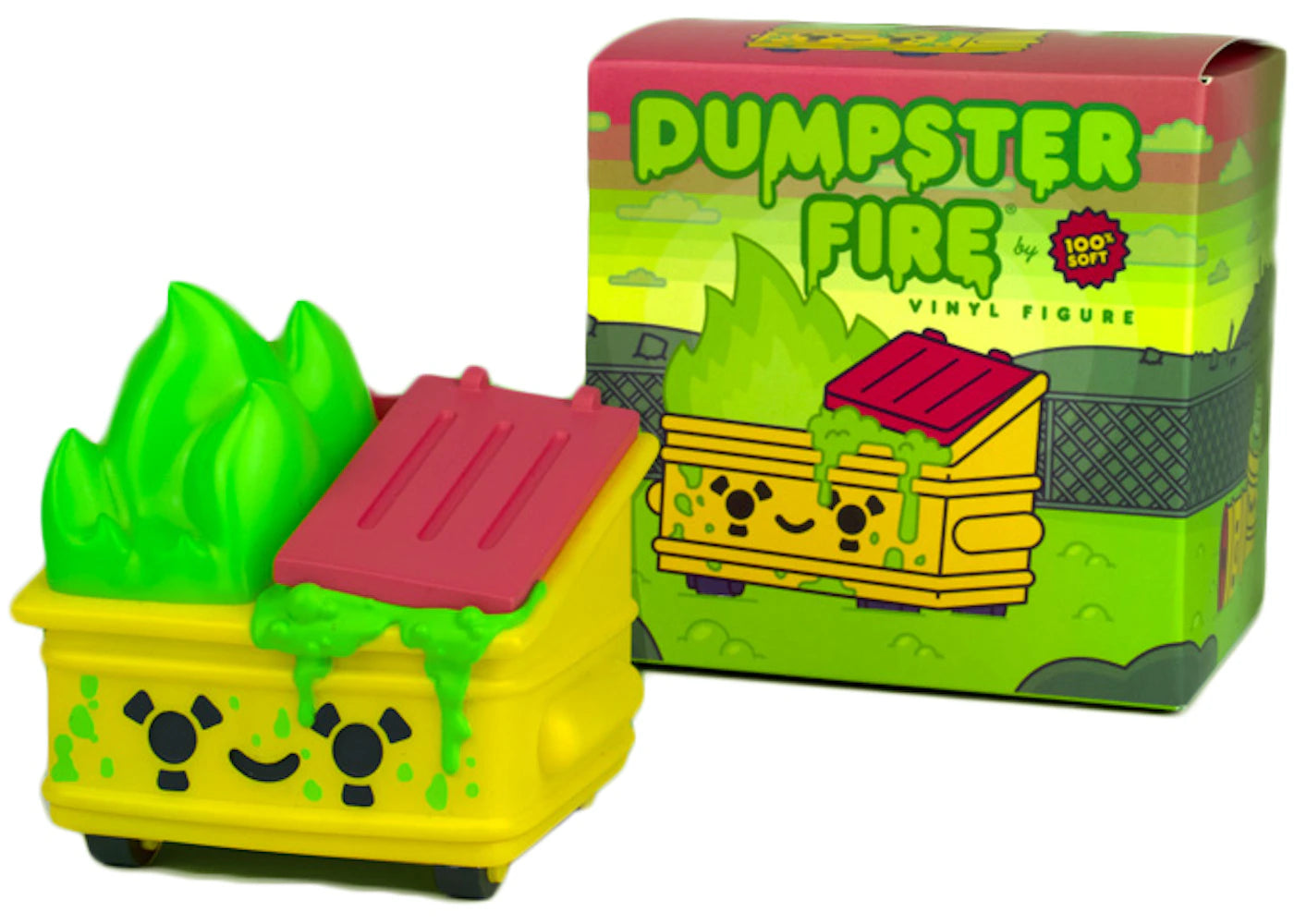100% Soft Toxic Waster Dumpster Fire 2022 SDCC Exclusive Figure