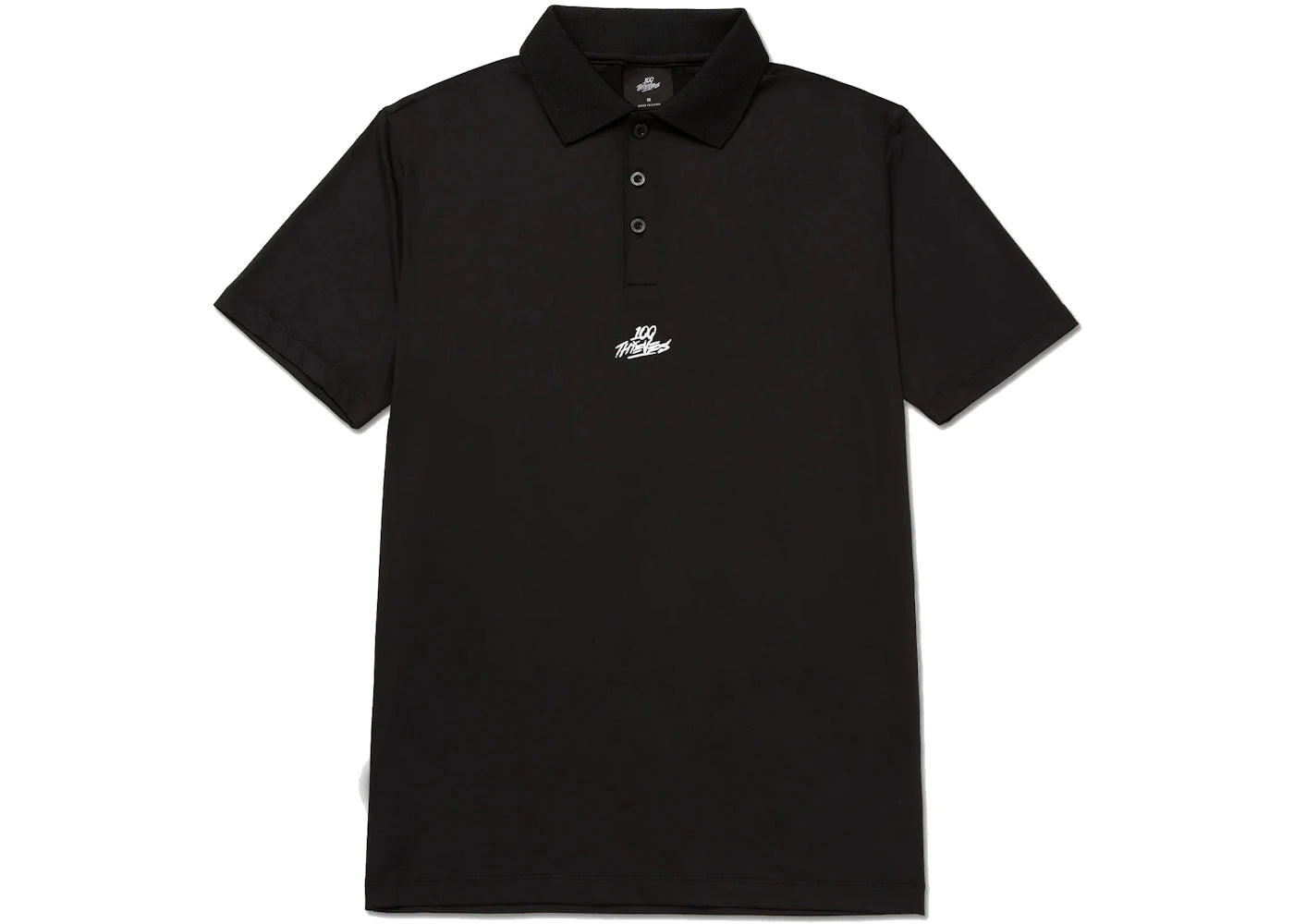 100 Thieves Birdie Short Sleeve Polo Black