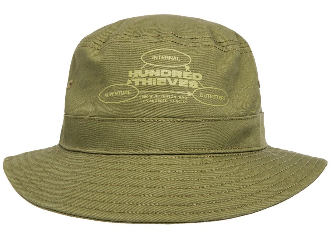 100 Thieves Bucket Cap Olive