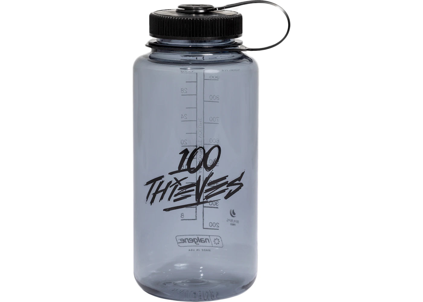 100 Thieves Camping SZN Nalgene Bottle Black Lid