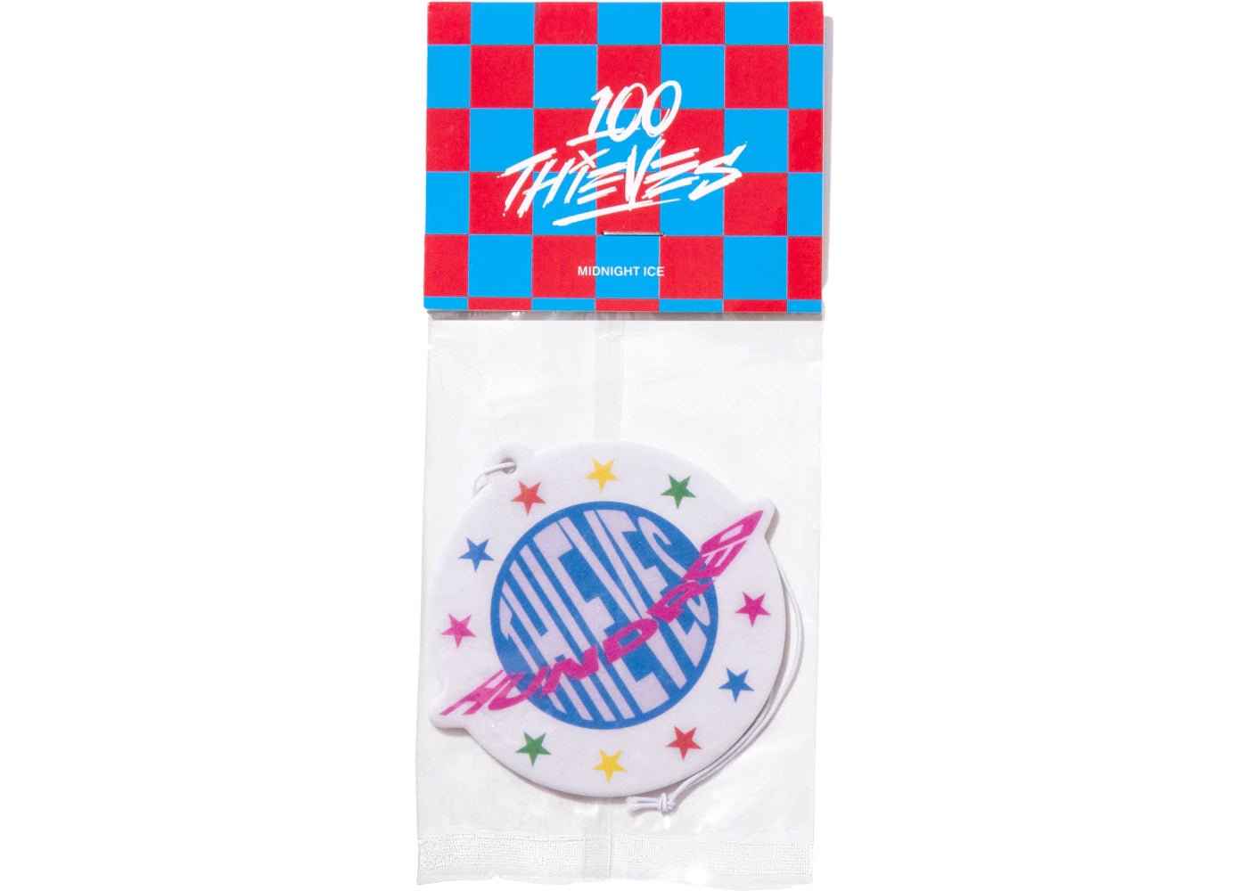 100 Thieves Checkered Air Freshener White