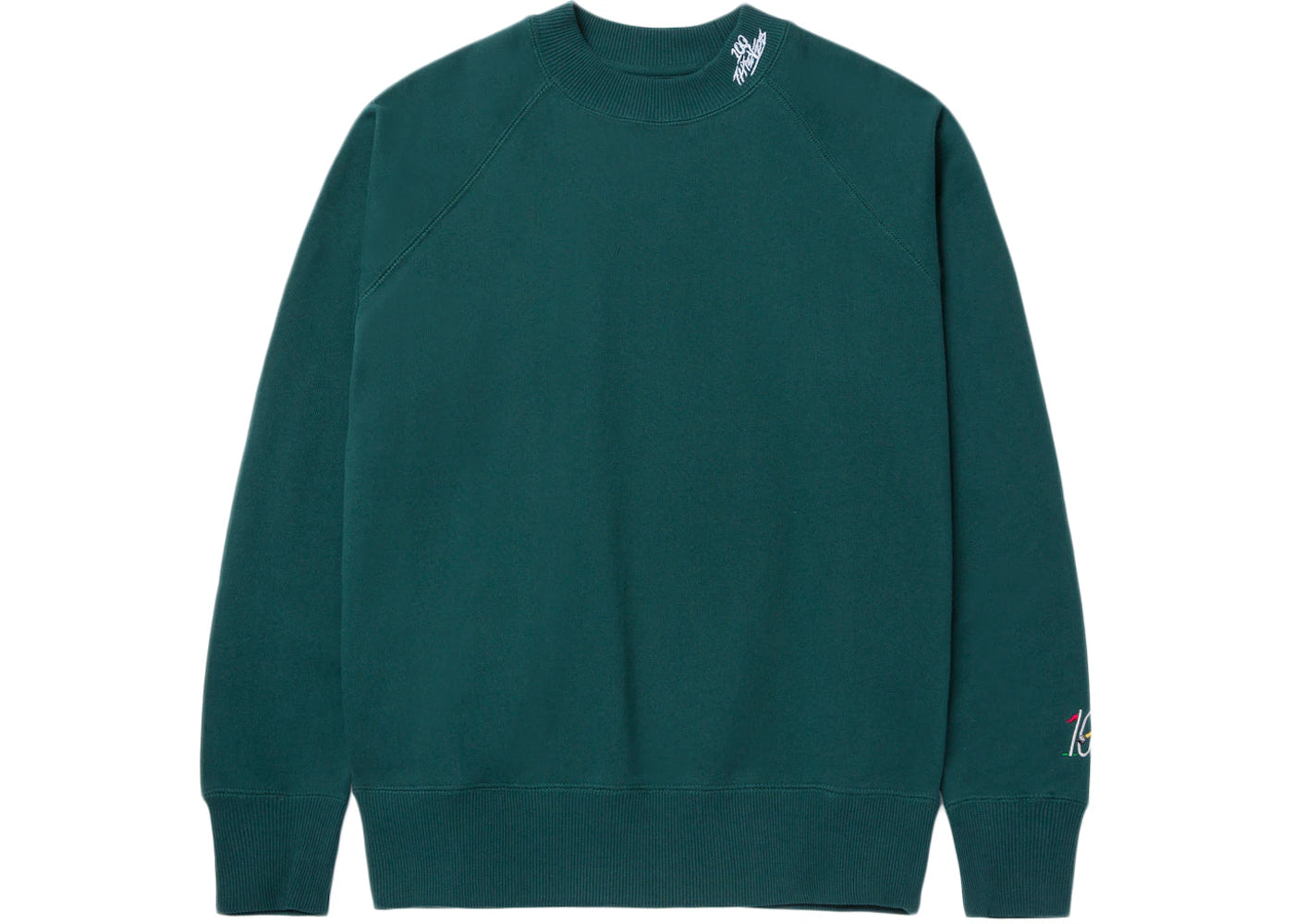 100 Thieves Country Club Caddy Crewneck Forest