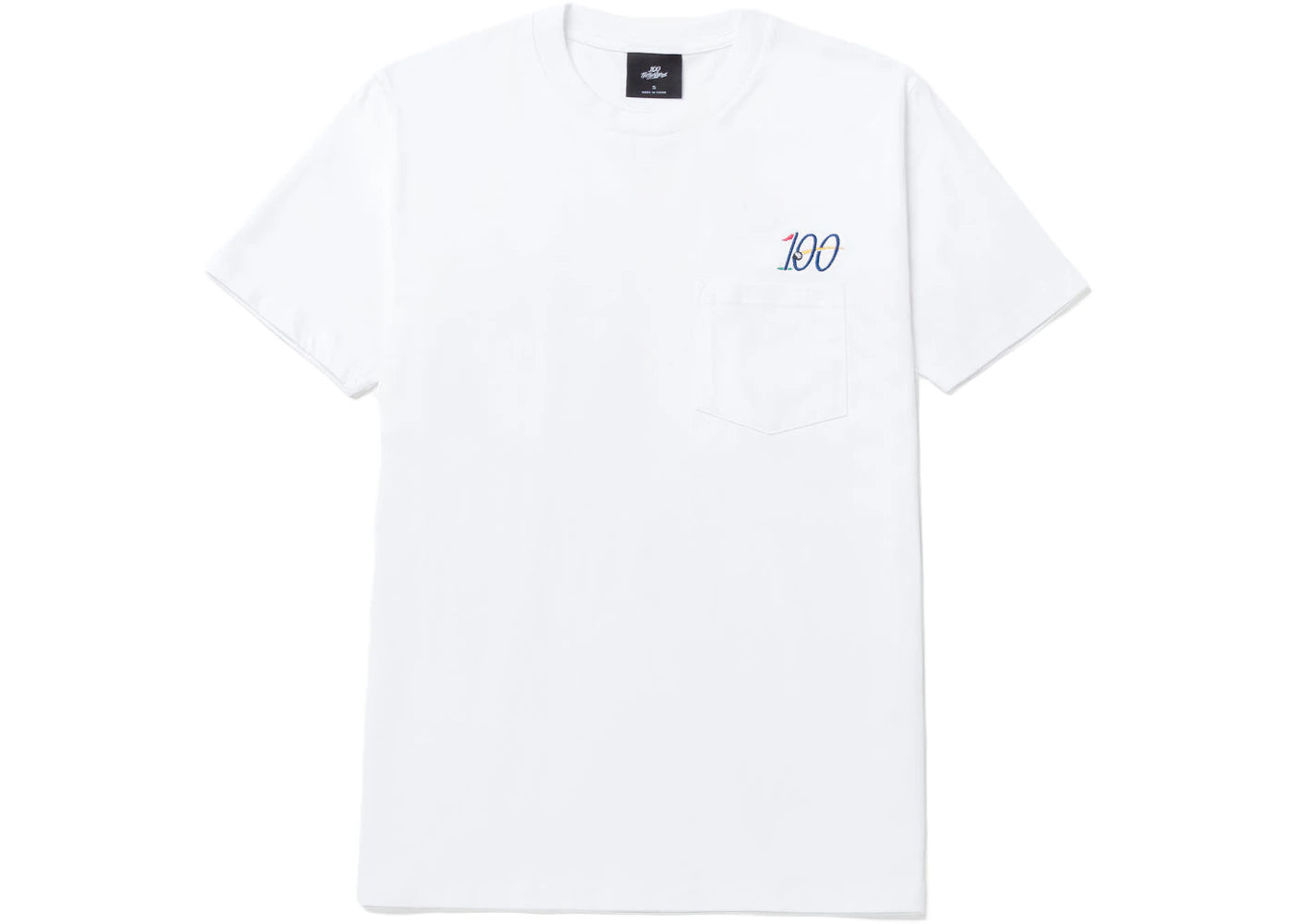 100 Thieves Country Club Flags Pocket T-Shirt White