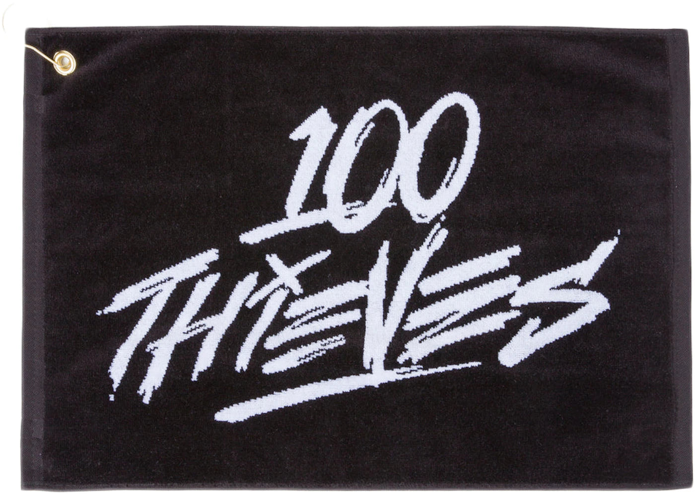 100 Thieves Country Club Golf Towel Black