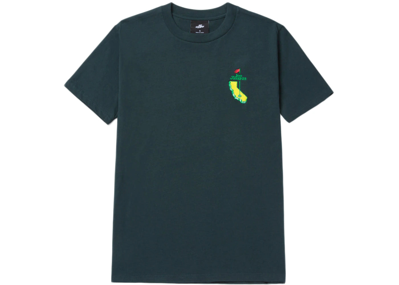 100 Thieves Country Club Worldwide T-Shirt Forest