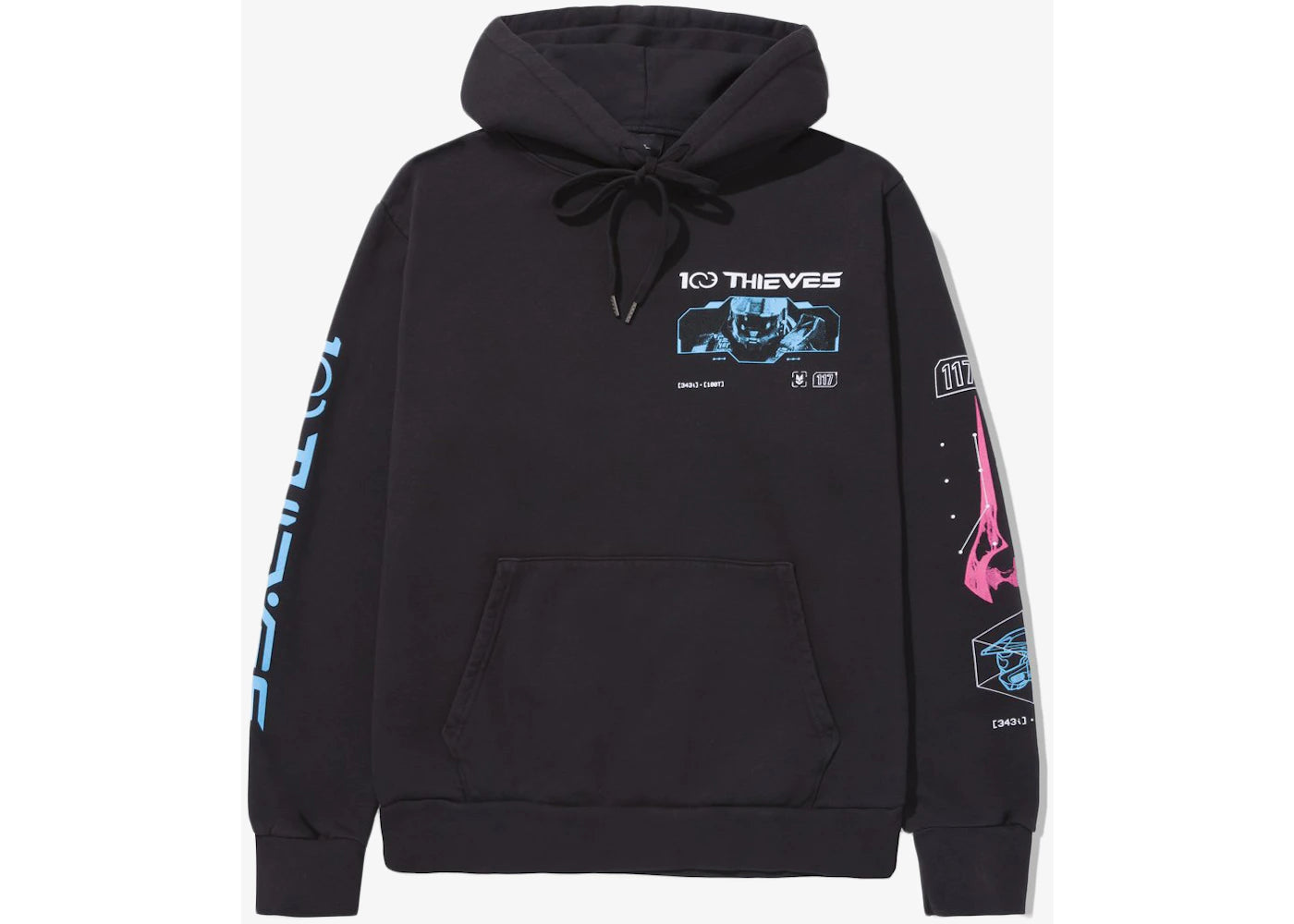 100 Thieves x Halo Energy Sword Hoodie Black