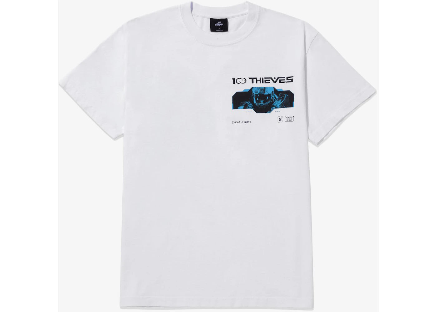 100 Thieves x Halo Energy Sword SS T-shirt White