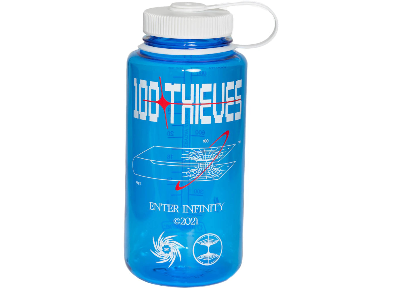 100 Thieves Enter Infinity Nalgene Bottle Sky