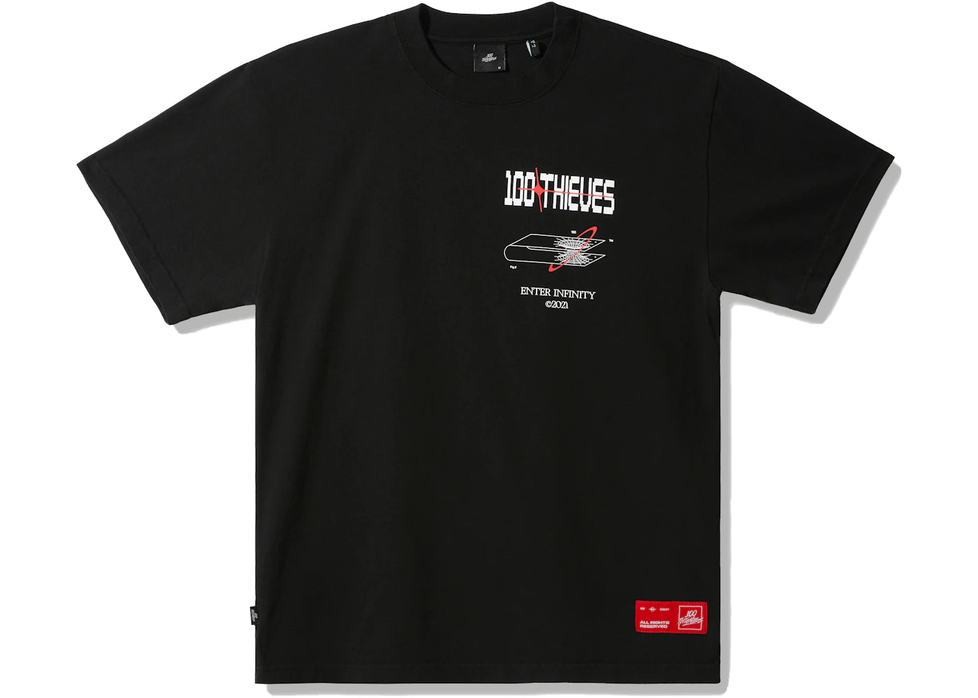 100 Thieves Enter Infinity T-shirt Black
