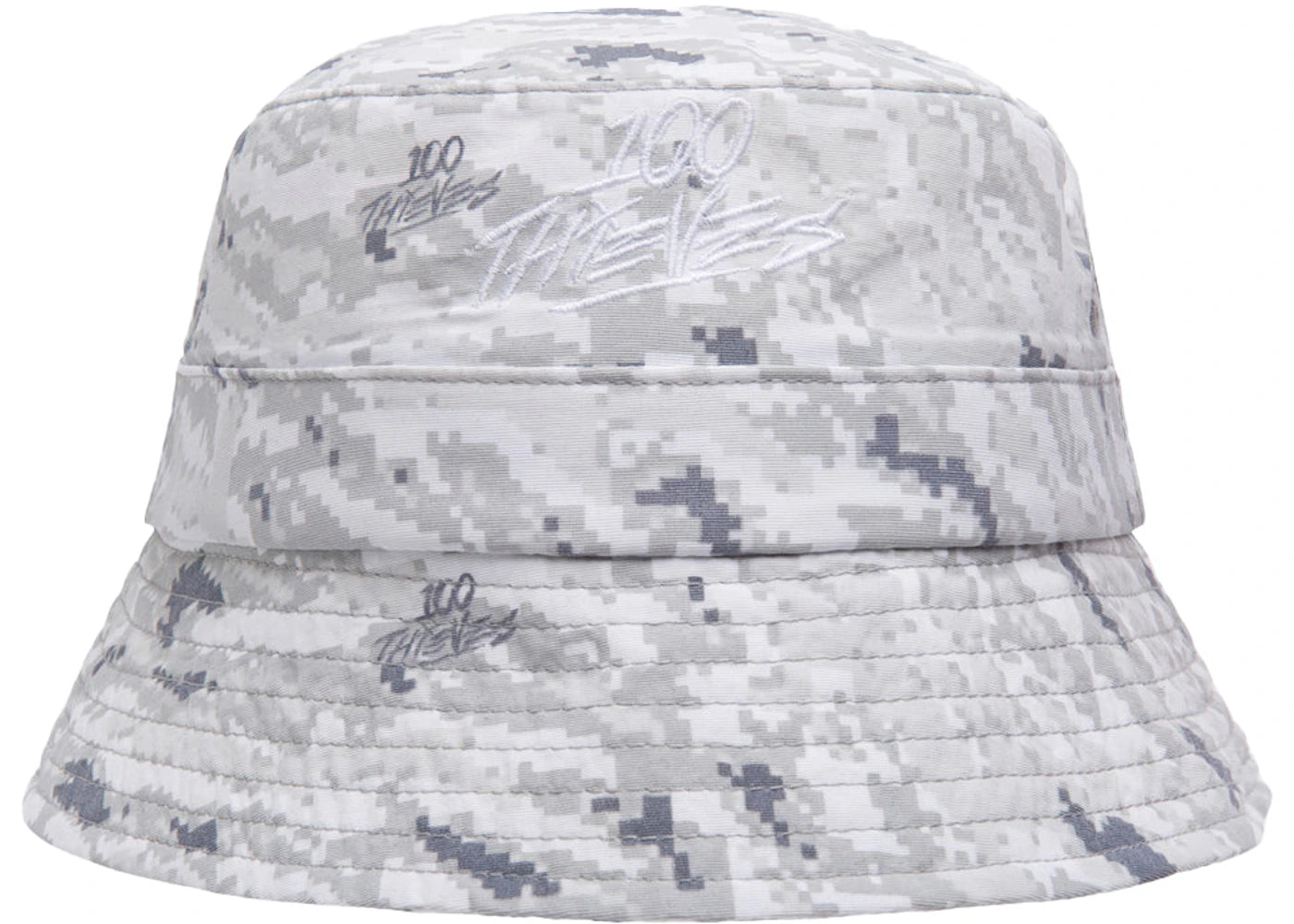 100 Thieves FW22 Bucket Hat Snow Camo
