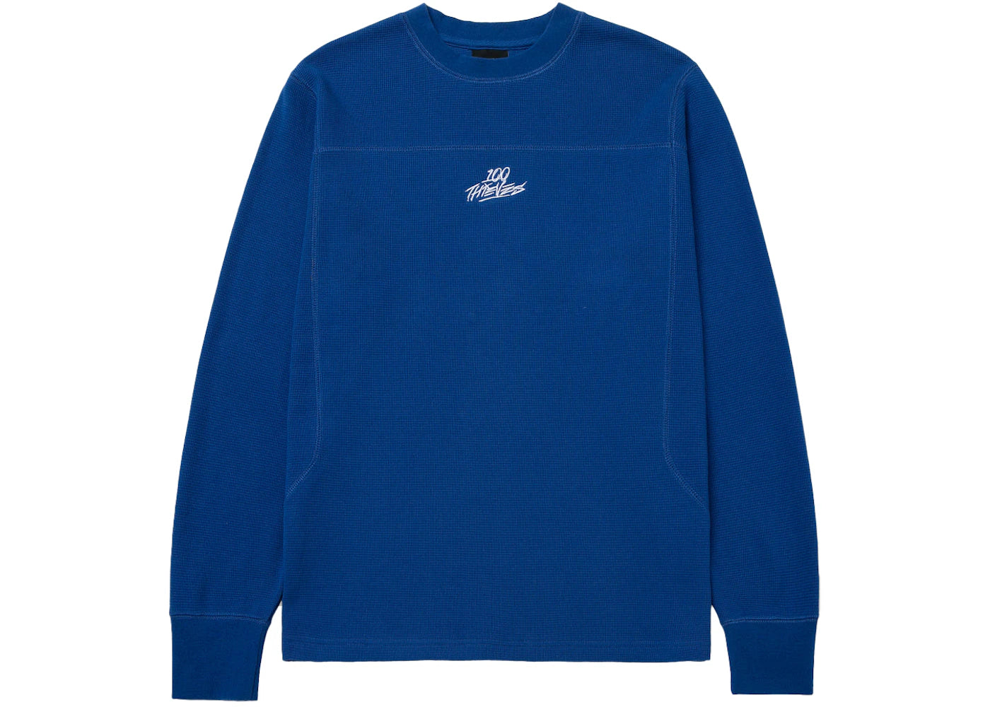 100 Thieves FW22 Waffle Long Sleeve Royal