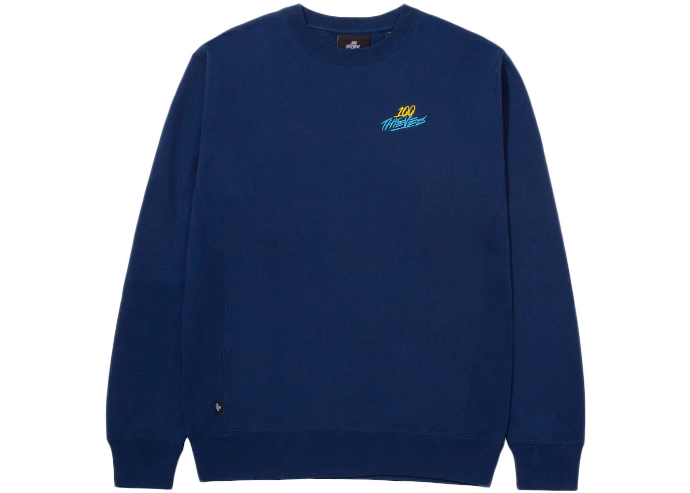 100 Thieves Foundations Courage Crewneck Navy
