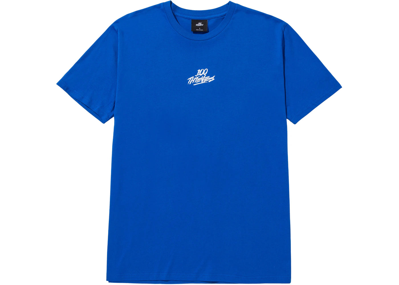 100 Thieves Foundations Geoprint T-Shirt Royal