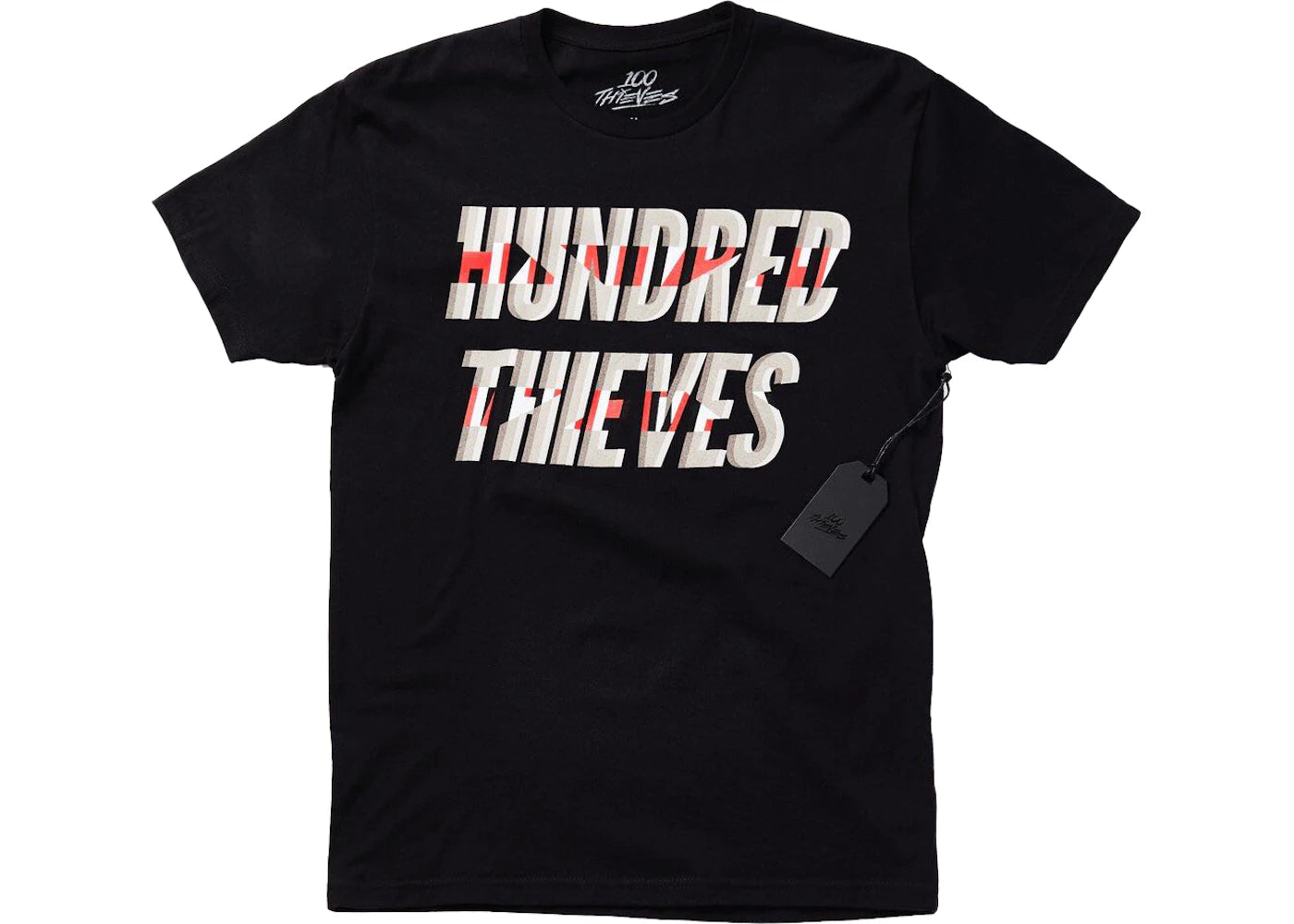 100 Thieves Glitch Tee Black