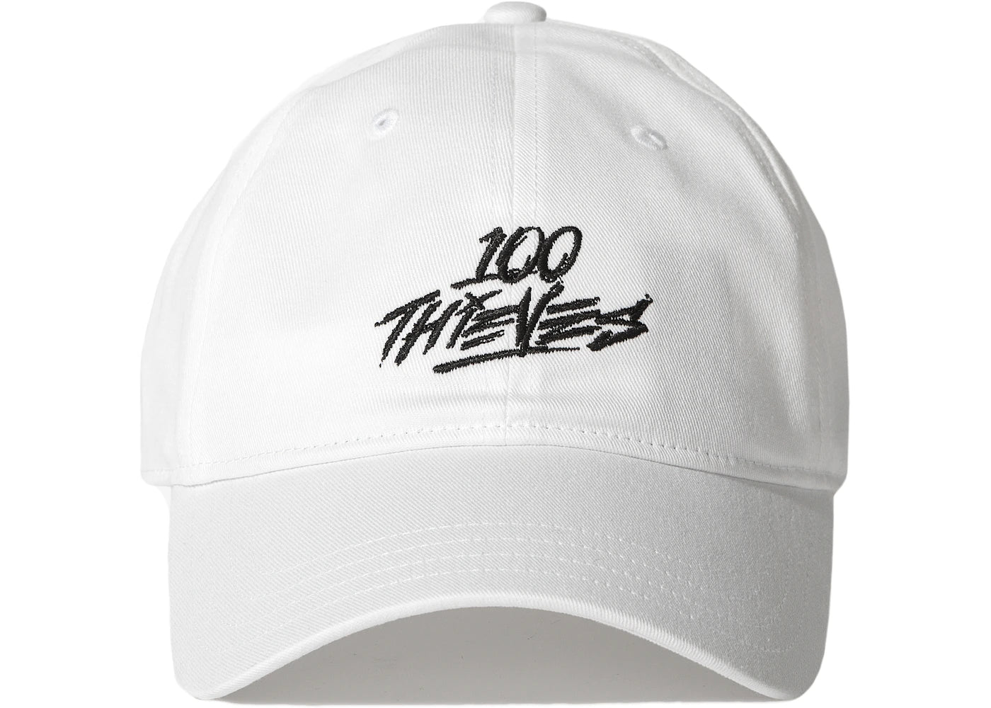 100 Thieves Jam Dad Hat White