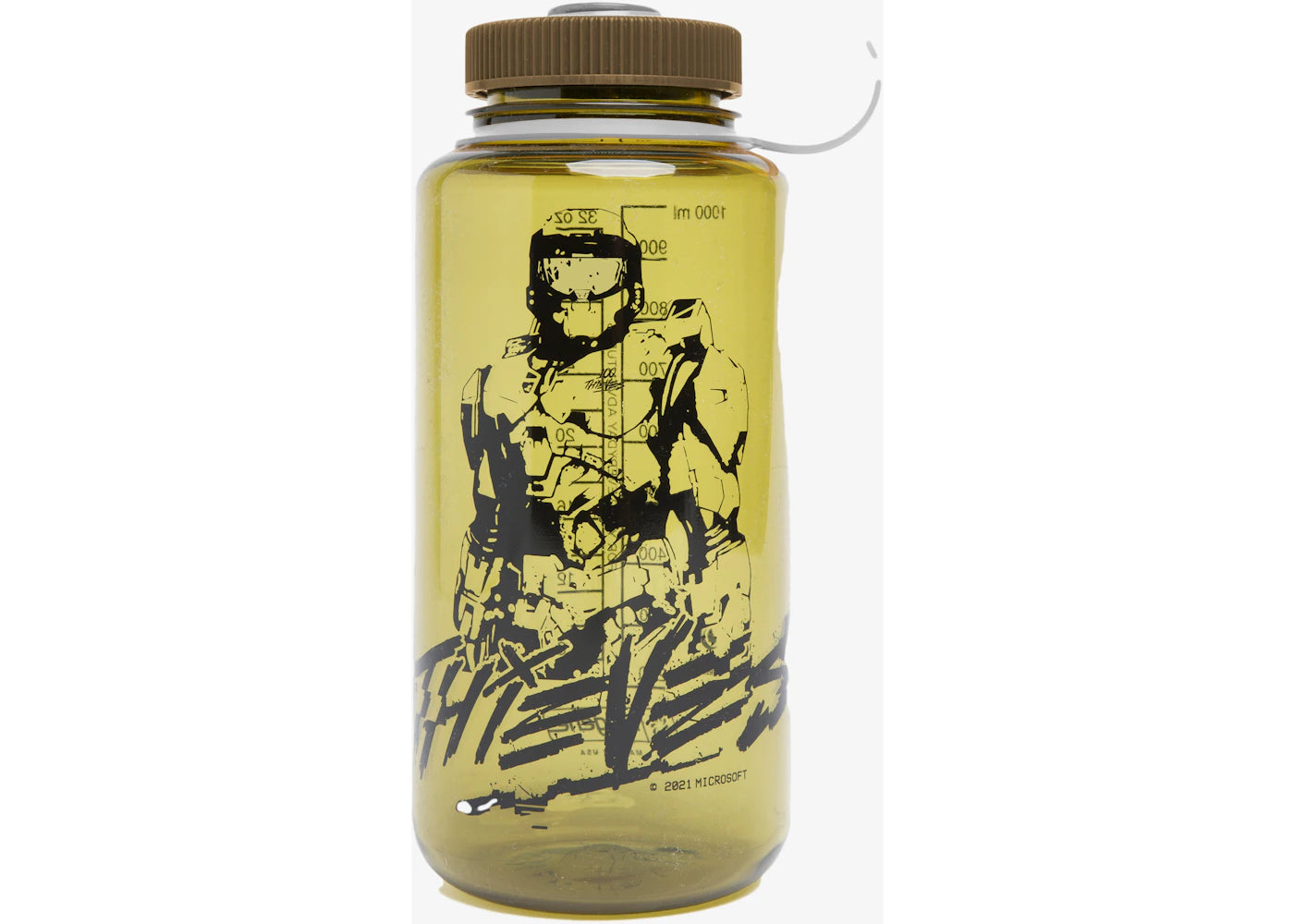 100 Thieves x Halo Master Thieves Nalgene Mil Green