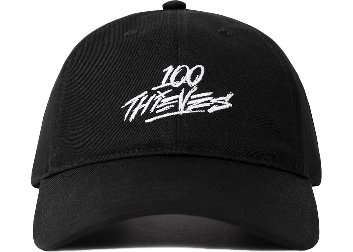 100 Thieves No Camping Dad Hat Black