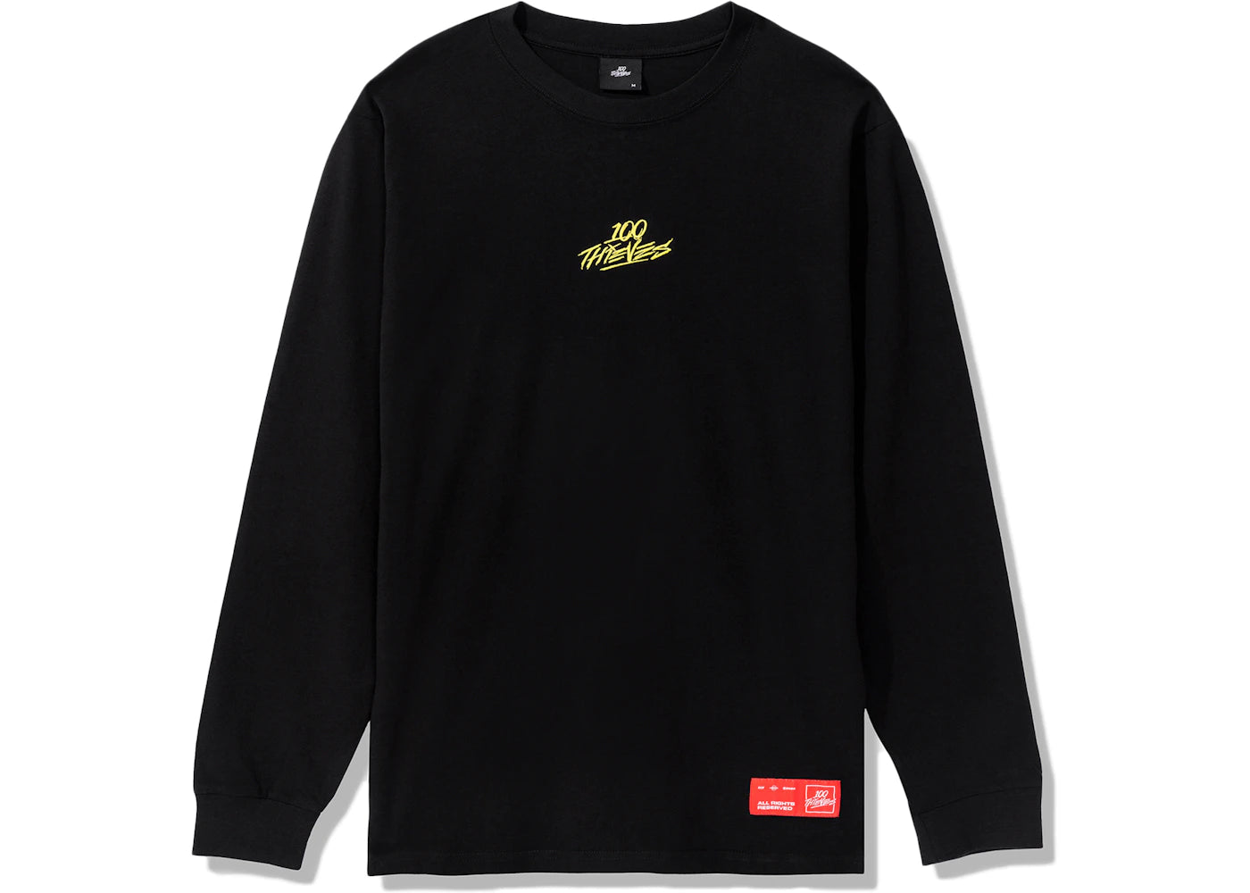 100 Thieves No Camping L/S T-Shirt Black