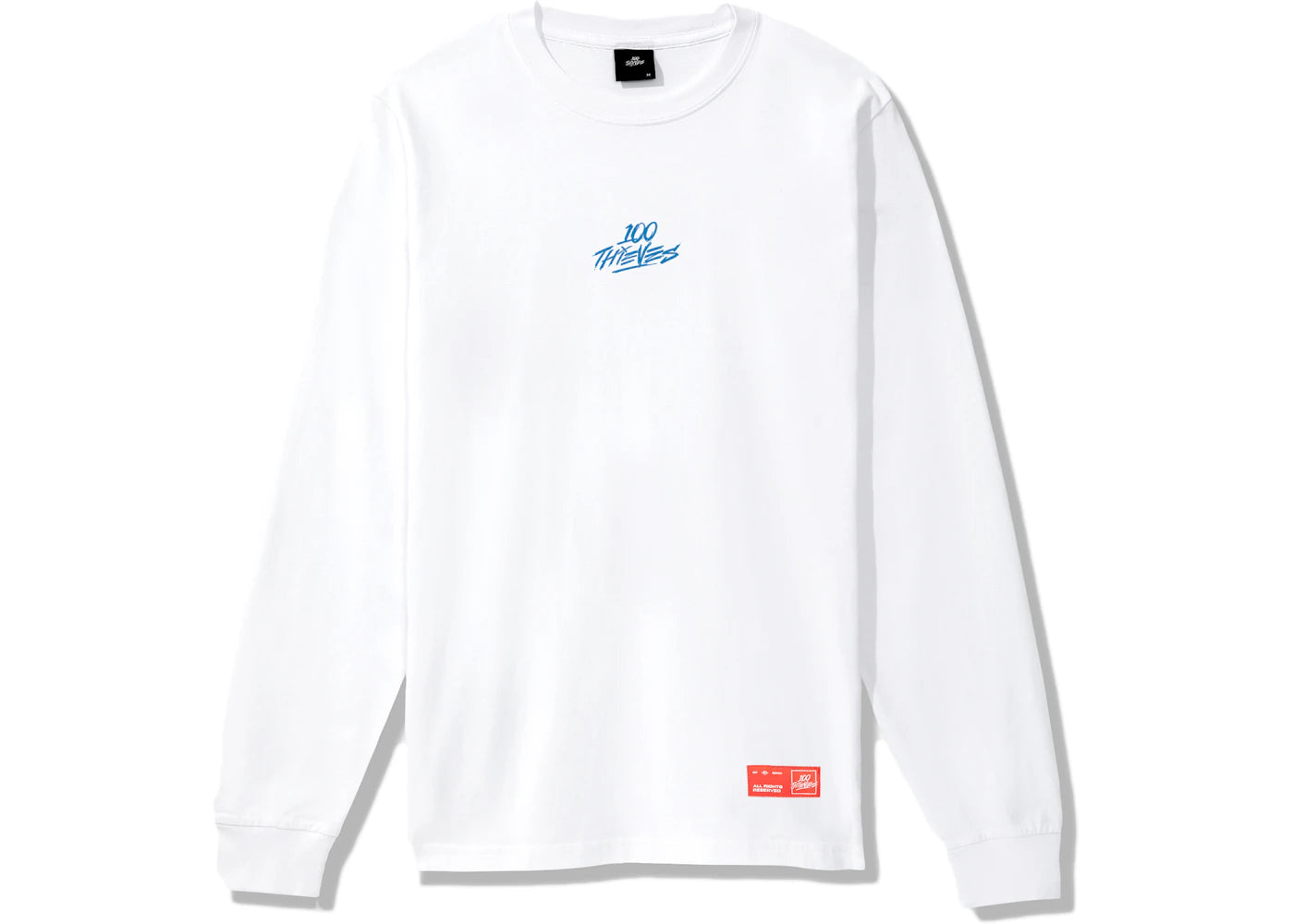 100 Thieves No Camping L/S T-Shirt White