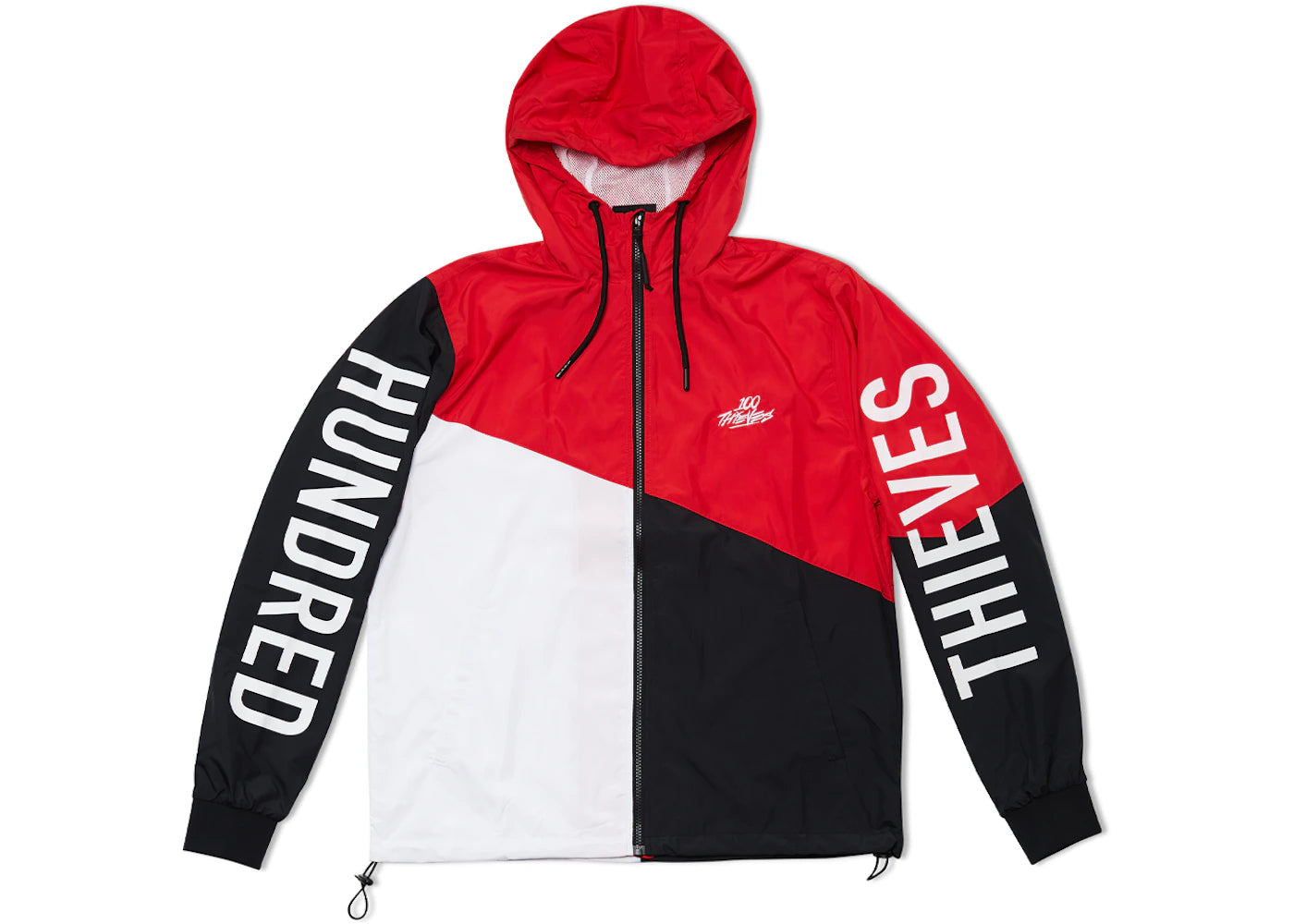 100 Thieves Tri-color Zip Windbreaker Multi