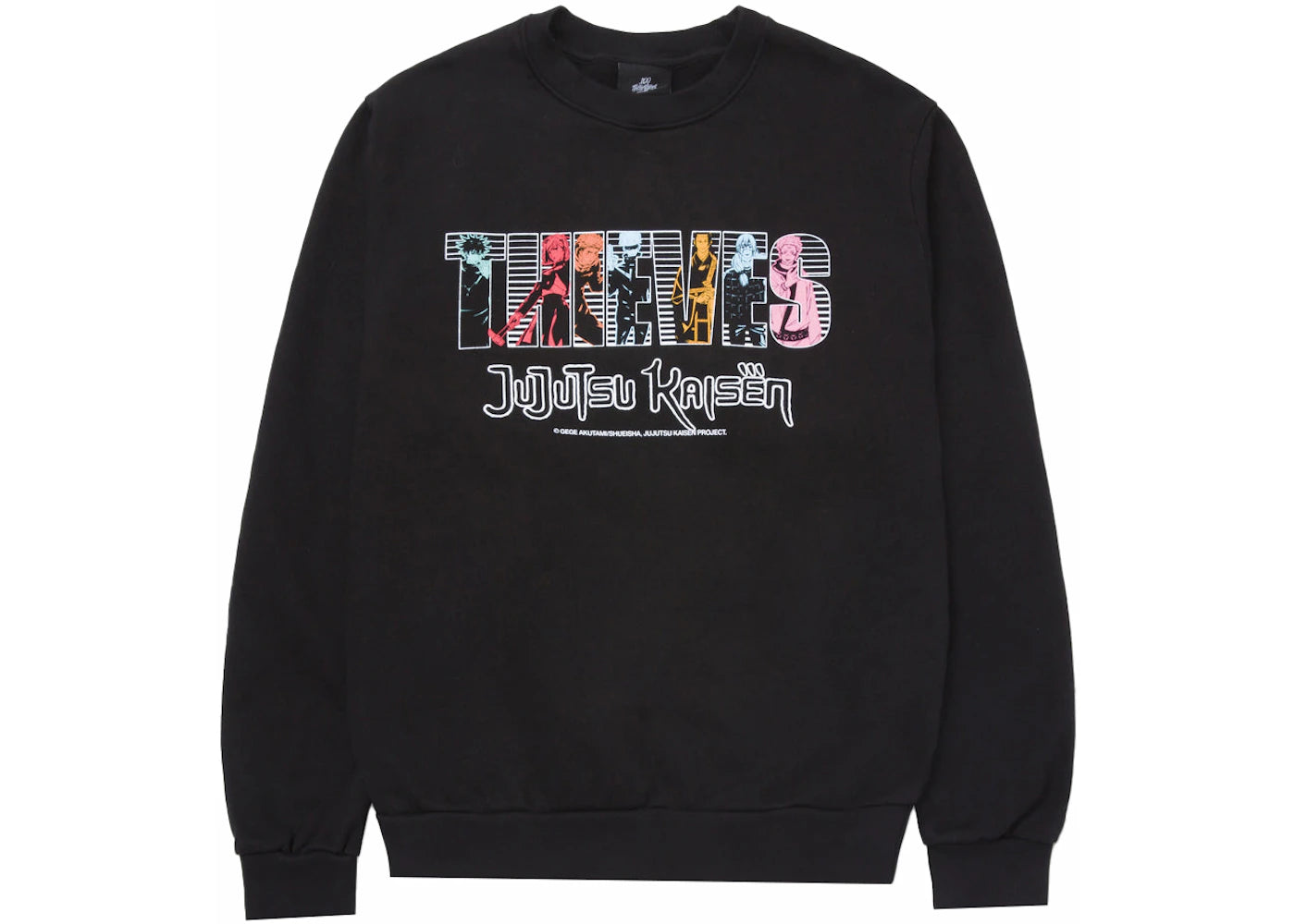 100 Thieves x Jujutsu Kaisen Everyone Crewneck Black
