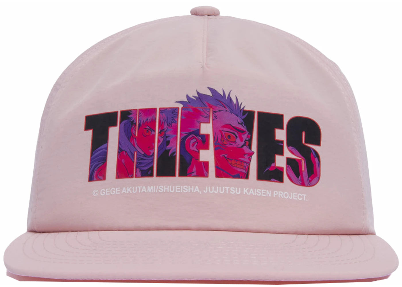 100 Thieves x Jujutsu Kaisen Mirror Snapback Hat Pink