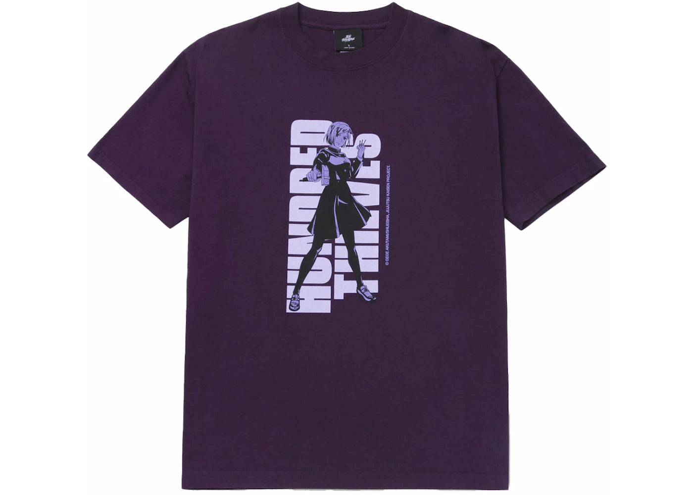 100 Thieves x Jujutsu Kaisen Nobara T-Shirt Deep Violet