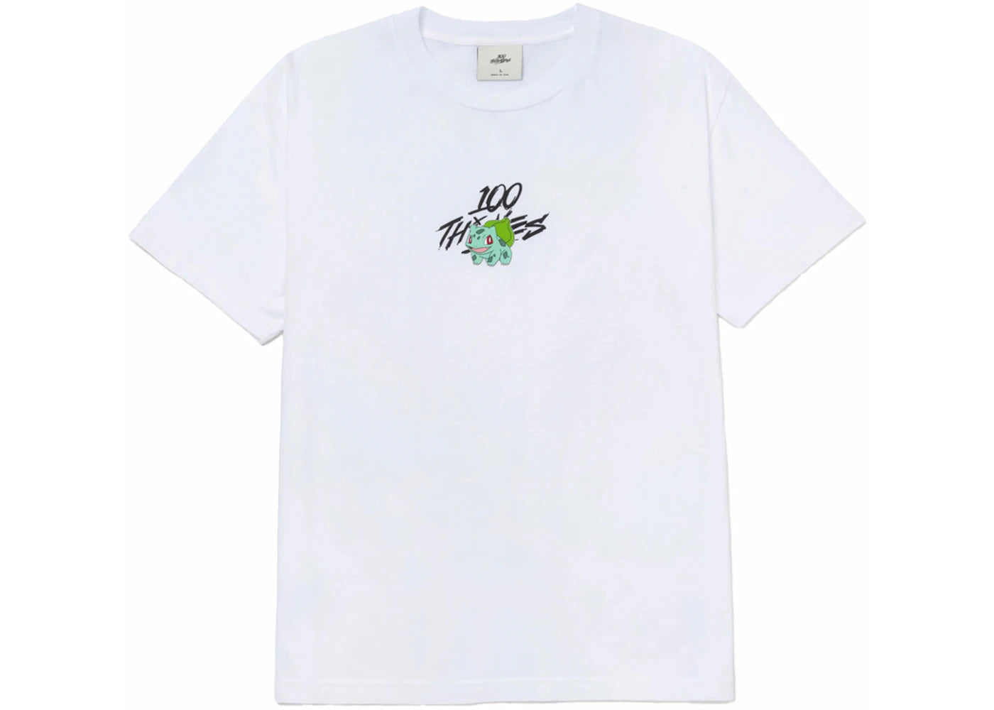 100 Thieves x Pokémon Bulbasaur Core T-shirt White