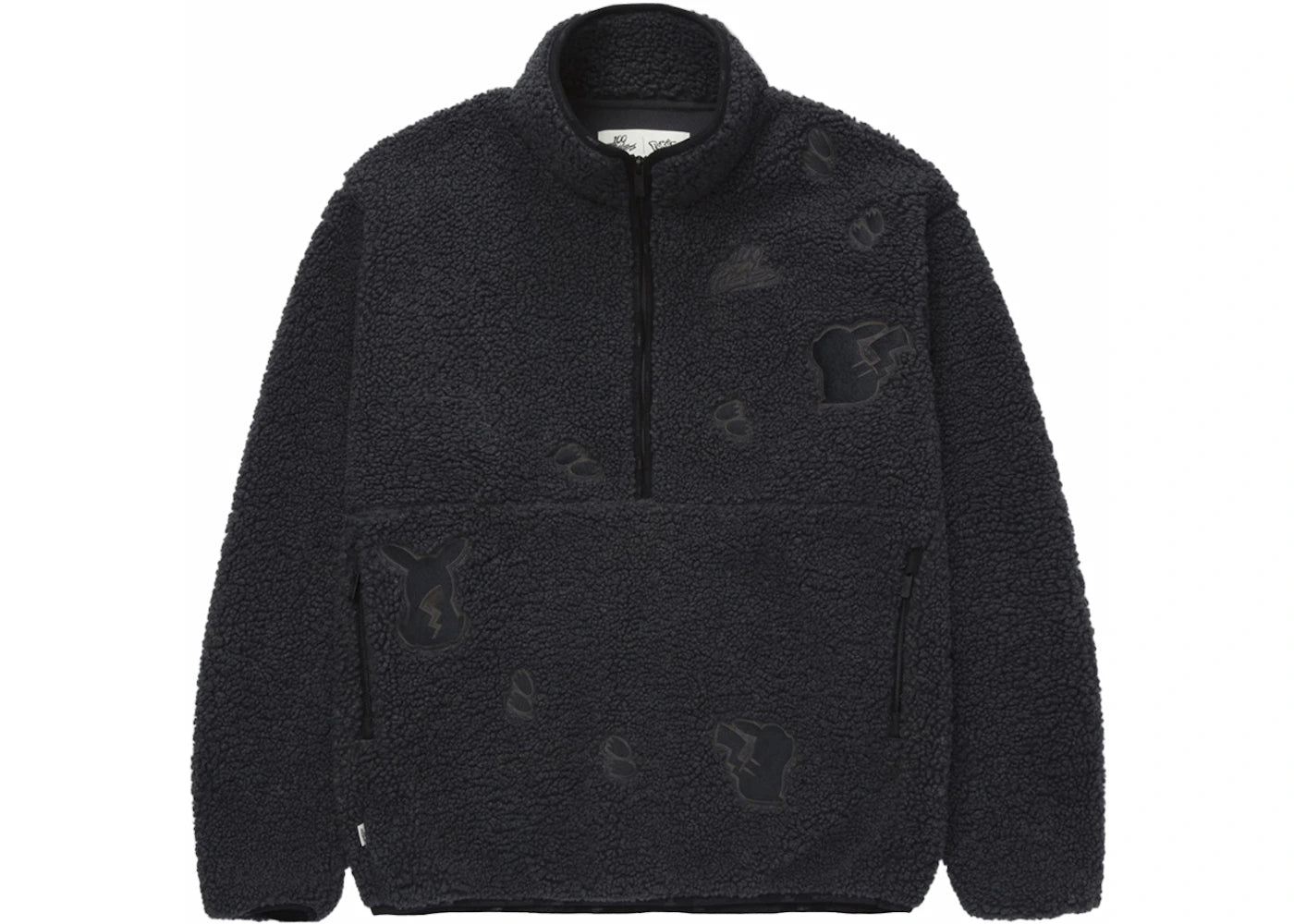 100 Thieves x Pokémon Pikachu Sherpa Fleece Jacket Grey