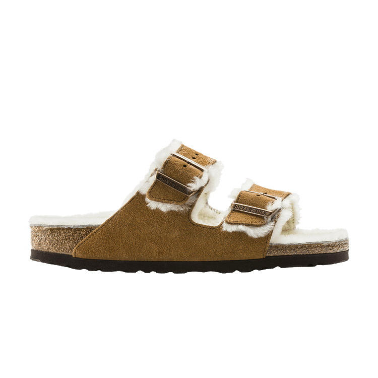 Birkenstock Arizona Shearling Suede Mink