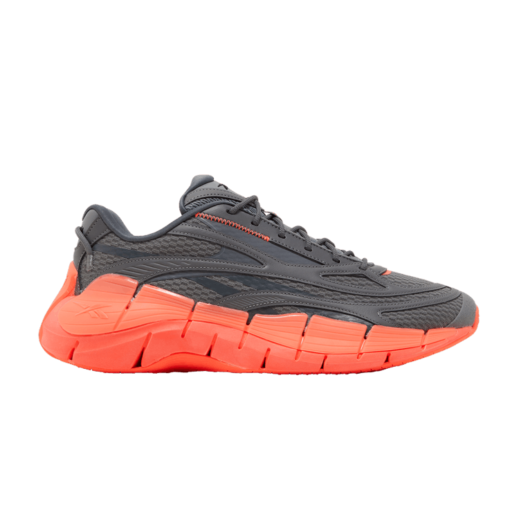 Reebok Zig Kinetica 2.5 Grey Orange Flare