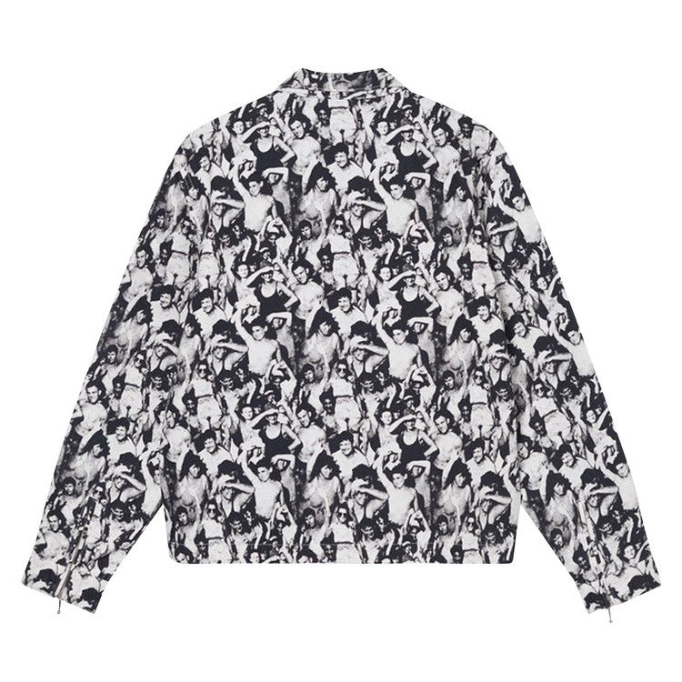 Stussy Beach Mob Bing Jacket Black/White