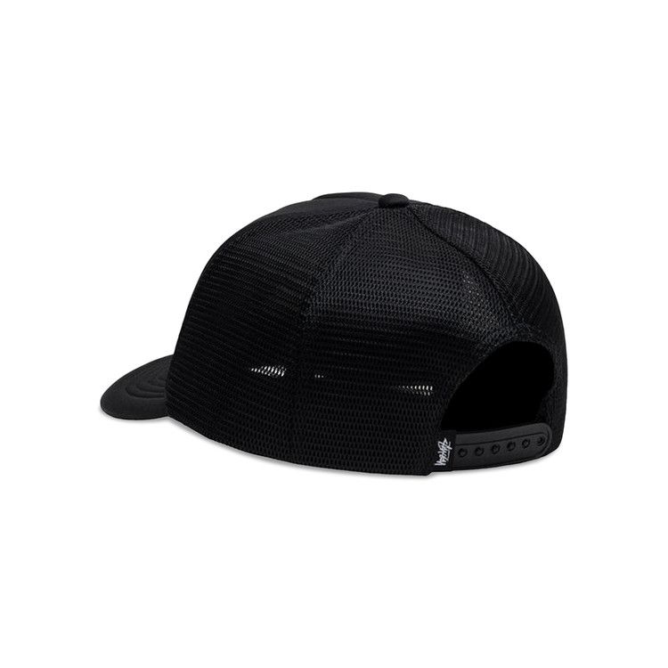 Stussy 8 Ball Trucker Cap Black
