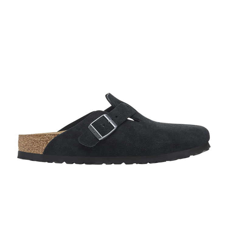 Birkenstock Boston Suede Black
