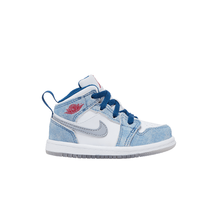 Jordan 1 Mid SE French Blue Light Steel (TD) - Side Kicks