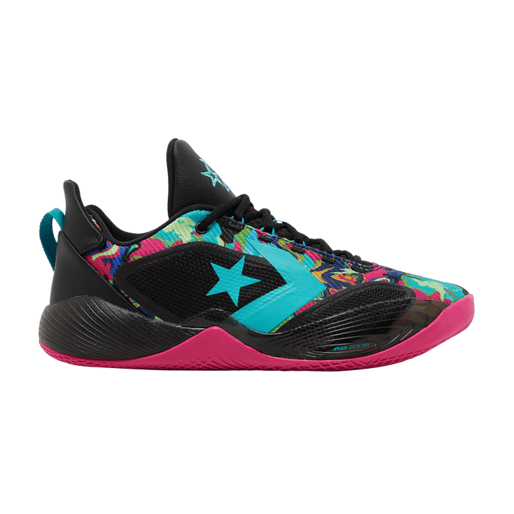 Converse All Star BB Shift Ox Black Pink Teal