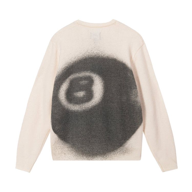 Stussy 8 Ball Spray Sweater Ivor
