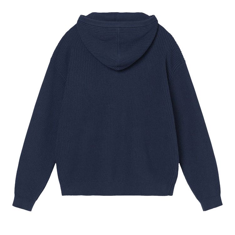 Stussy Cotton Knit Hood Navy