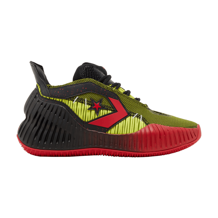 Converse All Star BB Prototype CX Mid Monster Clash Black Laser Lemon Red