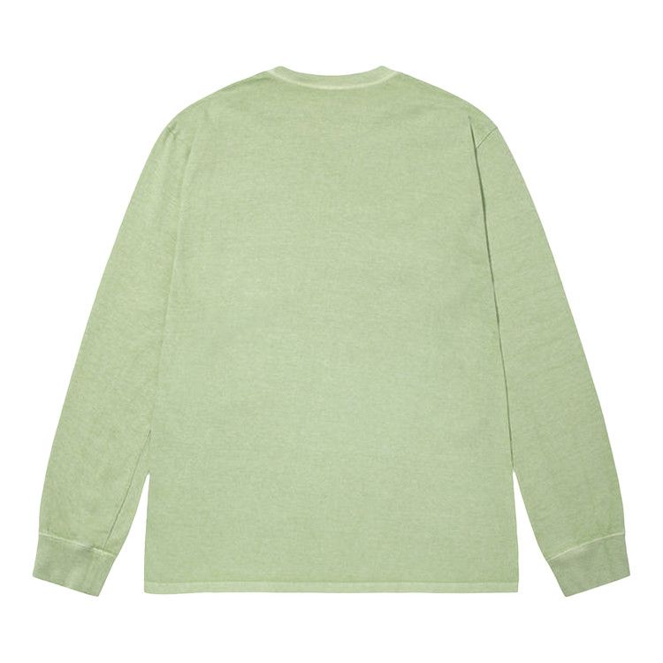 Stussy Outlined Pigment Dyed LS Tee Sage