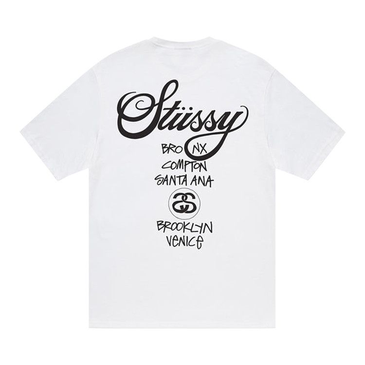 Stussy World Tour Tee White (FW22)